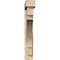 Ekena Millwork Merced Block Rough Sawn Bracket w/ Offset Brace, Douglas Fir, 6"W x 40"D x 40"H BKT0604X40X40MRC05RDF - alternate 2